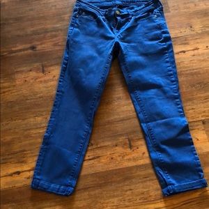 Gap premium skinny crop colored jeans size 4